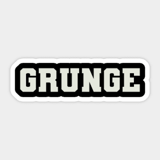 Grunge Word Sticker